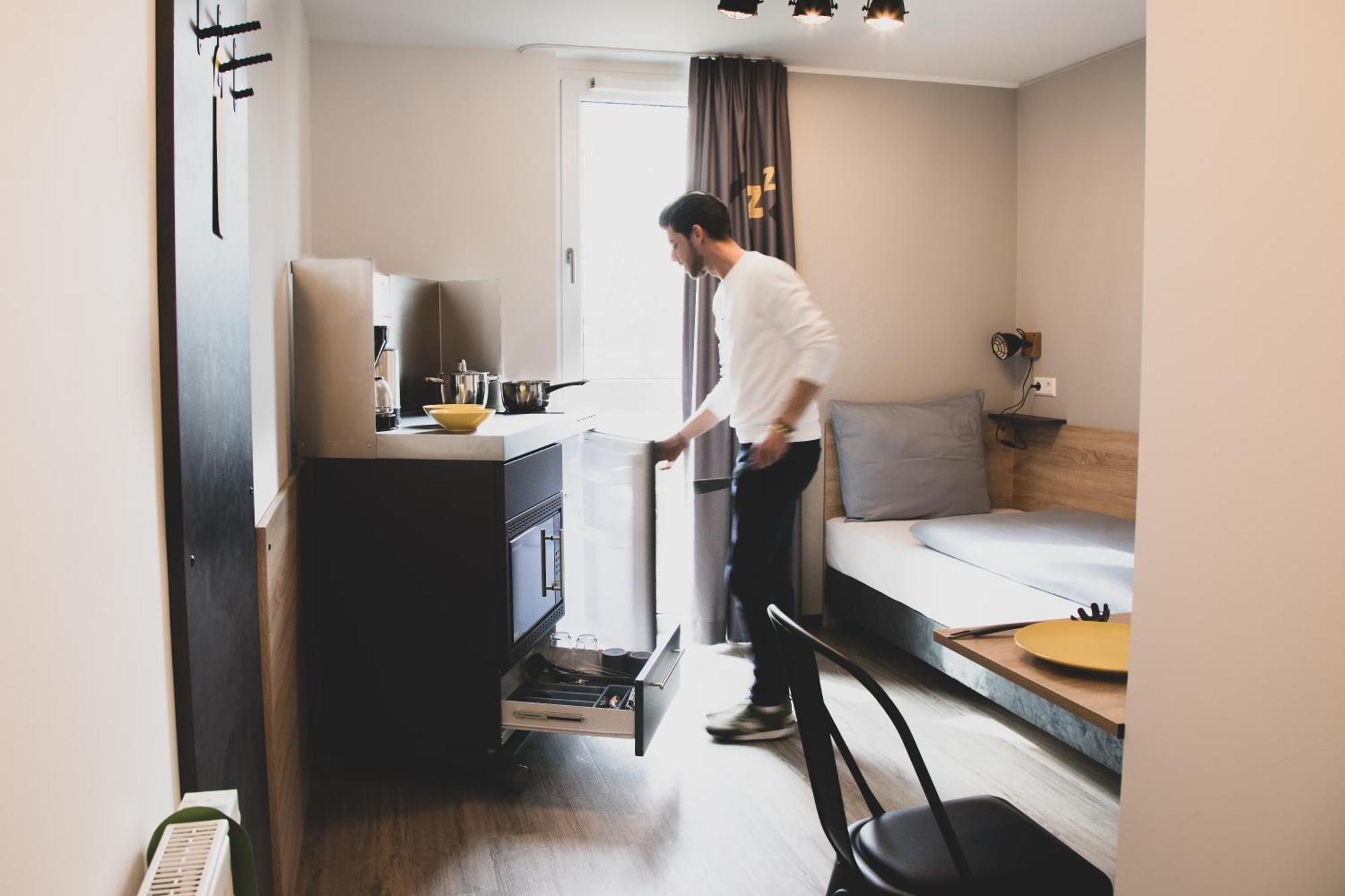 Das Schlafwerk Stuttgart-Nord Volldigitales Hotel-Self-Check In - Keine Rezeption-Lowbudget-Cashless Korntal-Münchingen Εξωτερικό φωτογραφία